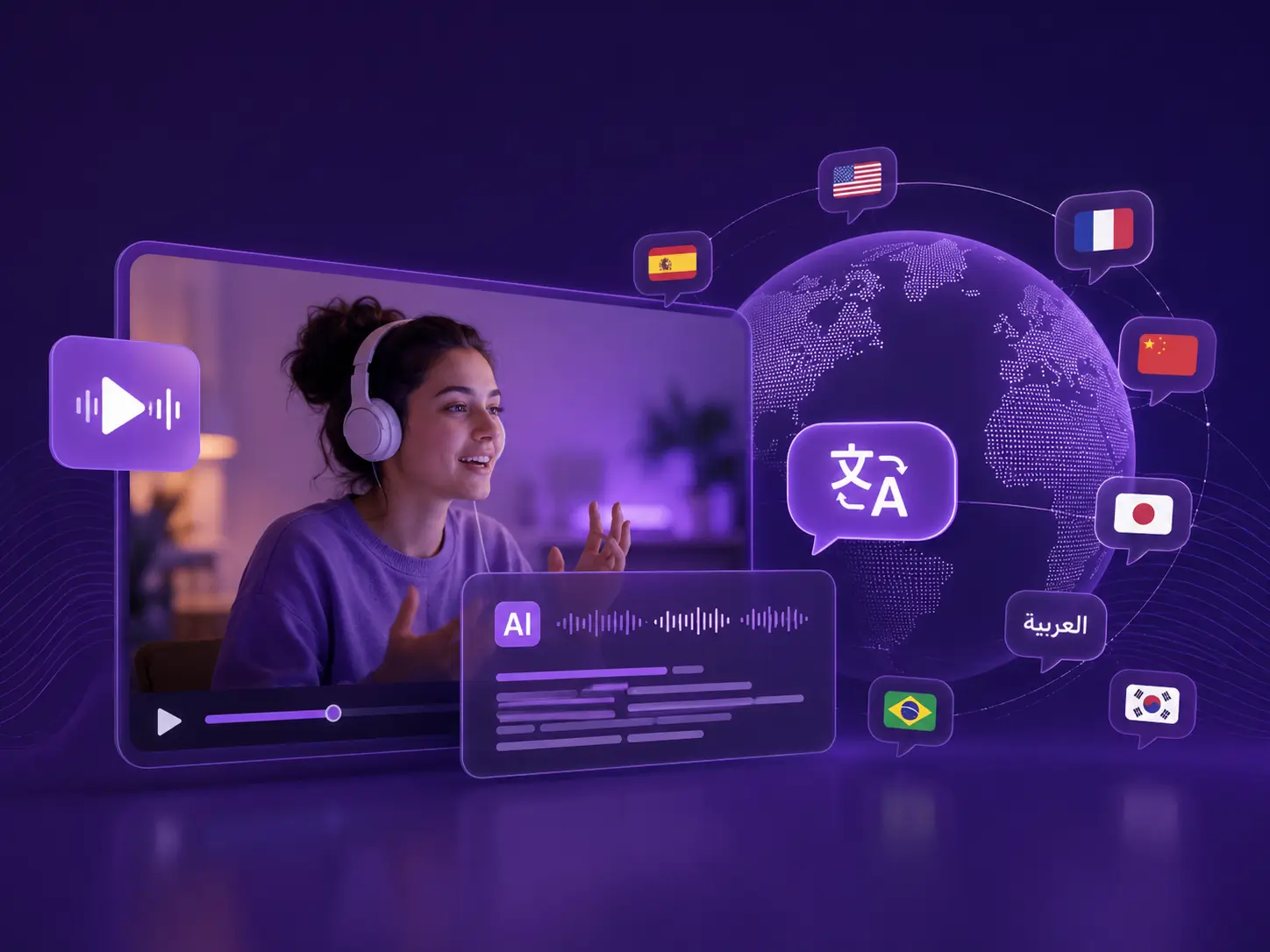 Accurate Video Transcription Across 200+ Languages
